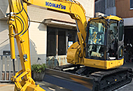 建設機械のレンタル